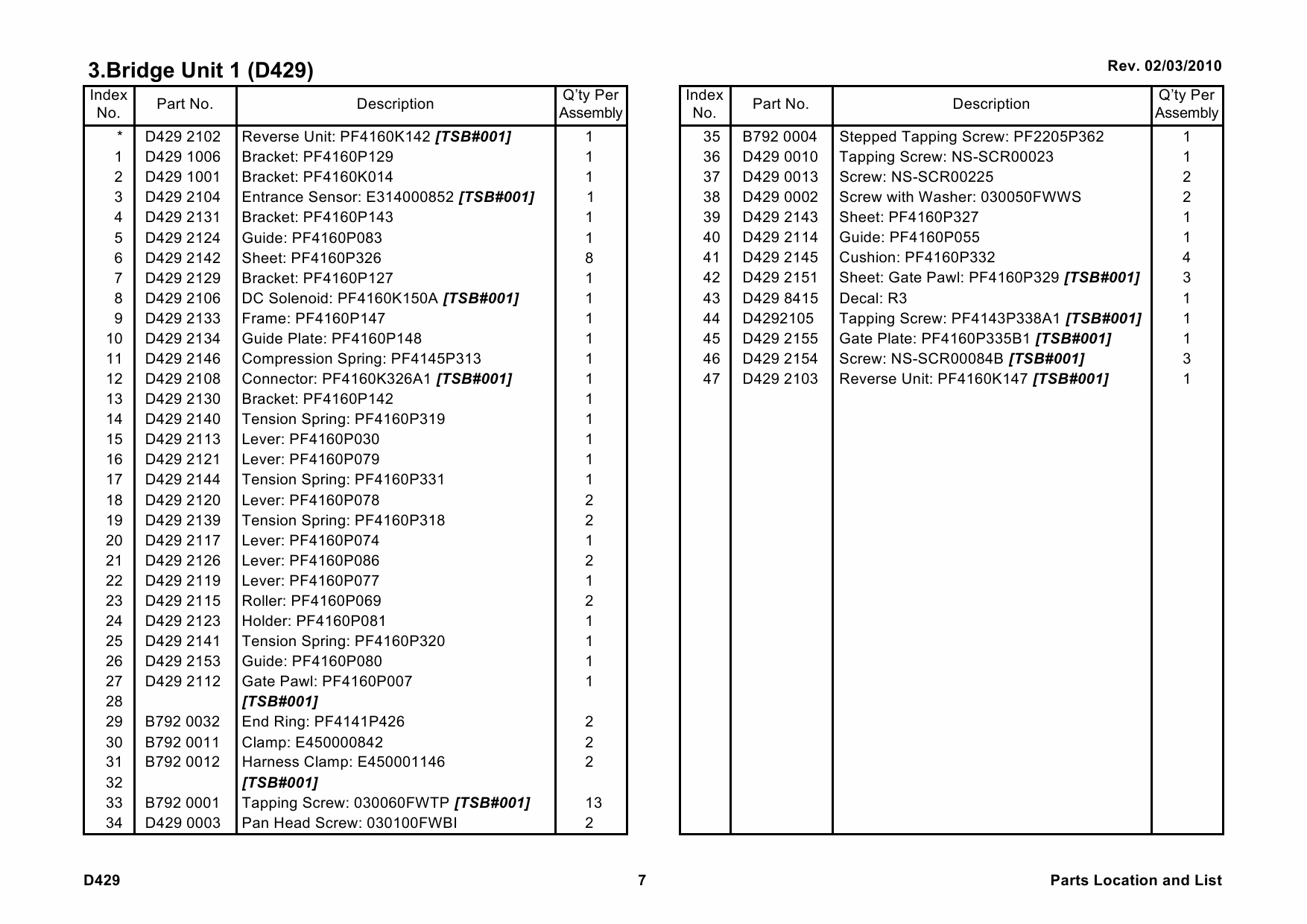 RICOH Options D429 INTERNAL-FINISHER-TYPE-C2550 Parts Catalog PDF download-4 RICOH Options D429 INTERNAL-FINISHER-TYPE-C2550 Parts Catalog PDF download-4
